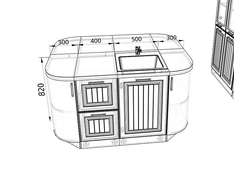 Кухня Прага 3,0 метра Кухня Прага 3,0 метра